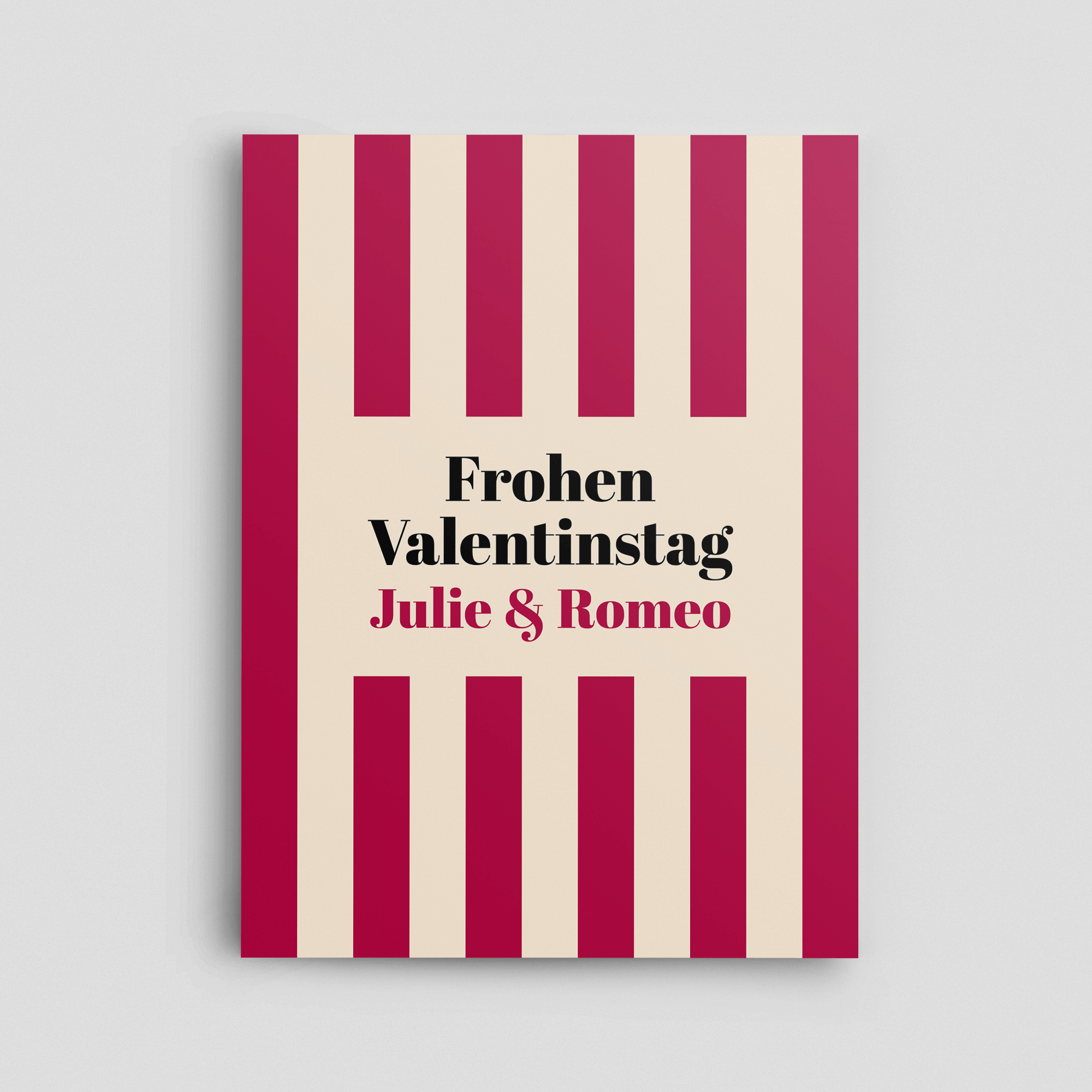 Better Toghether Valentinstag Schild Hochformat