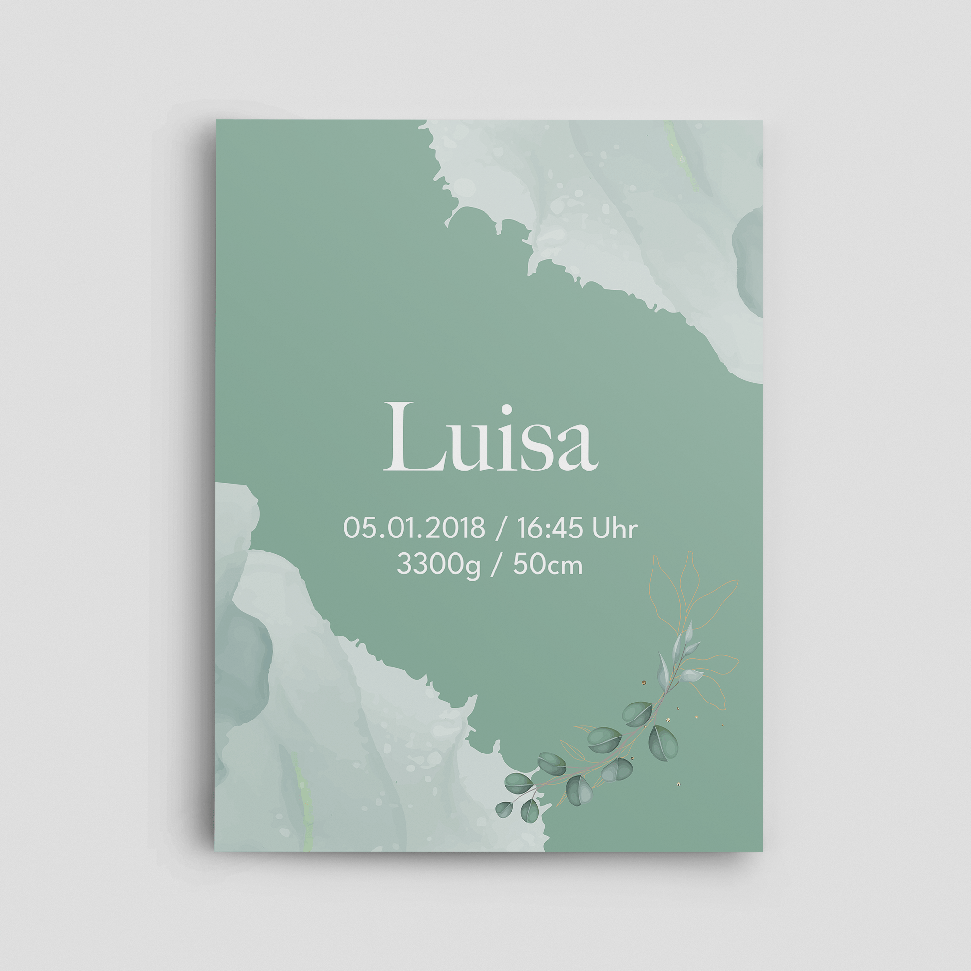 Wolkenzauber Willkommensschild Hochformat