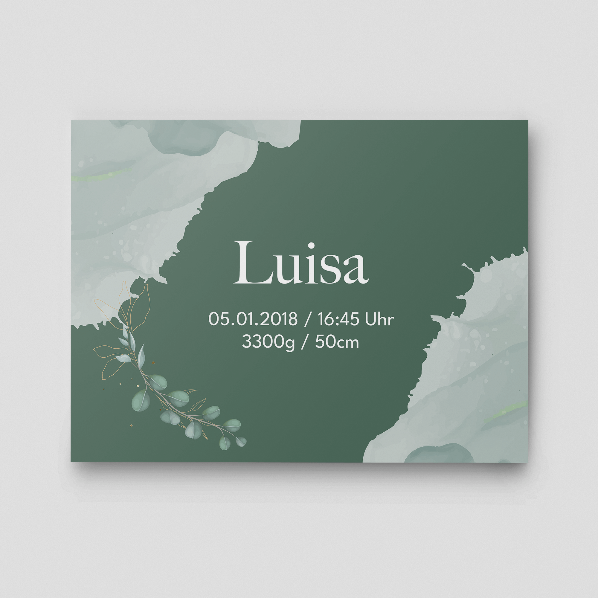 Wolkenzauber Willkommensschild Querformat