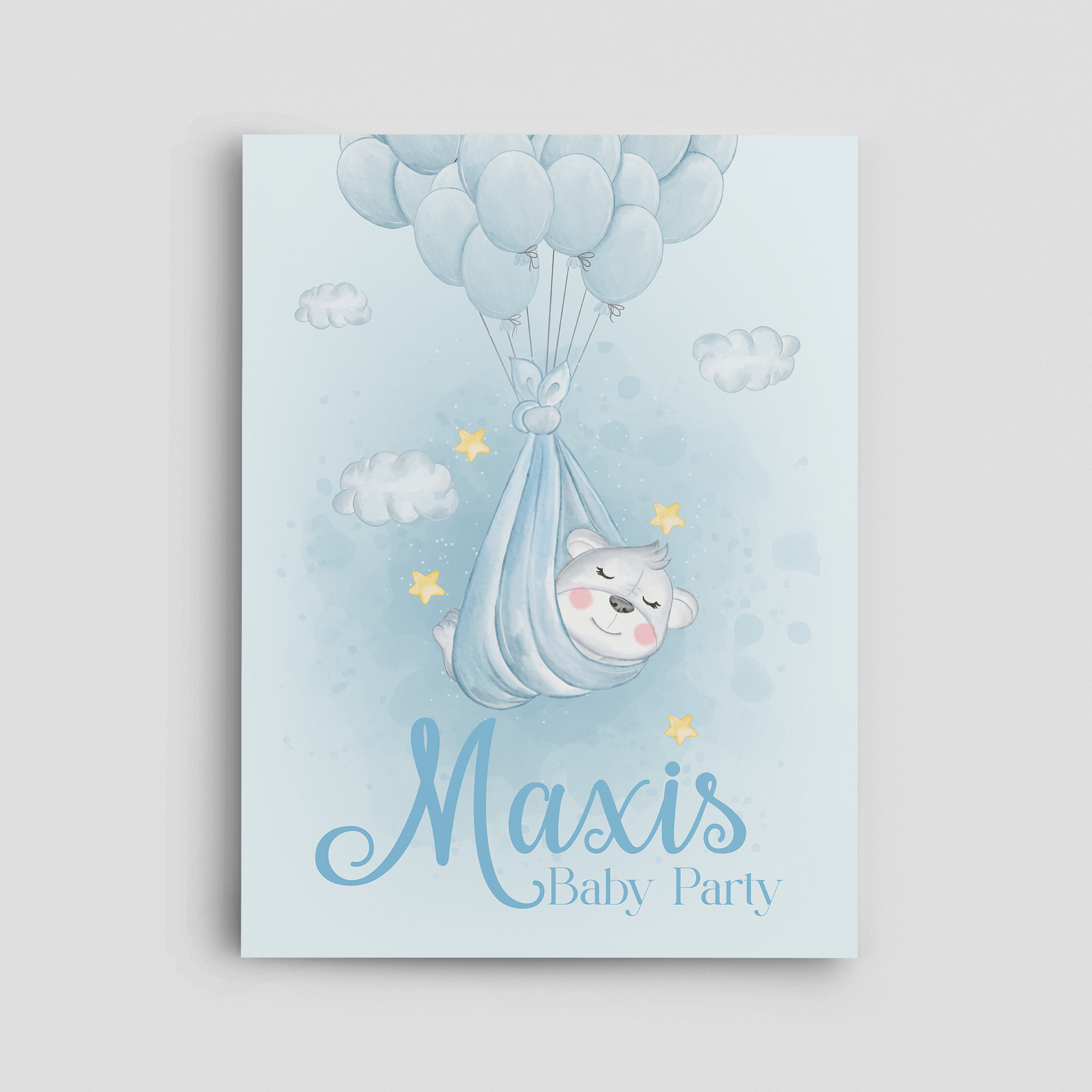 Wunderreise Willkommensschild Hochformat